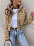 Chic Utility Cropped Jacket